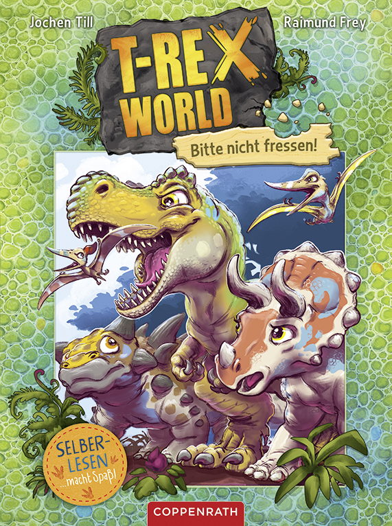 Buchcover: T-Rex World - Bitte nicht fressen!
